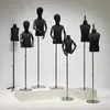 Roupas Infantis Modelo Adereços Masculino Feminino Crianças Loja de Roupas Pretas Vitrine Manequim Busto Suporte de Exibição Infantil