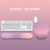Mouse Pad de Pulso Fofo Almofada de Pulso Espessada Antiderrapante Almofada de Mesa para Escritório Almofada de Mão para Teclado Almofada de Pulso de Silicone