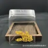 Saco Autovedante para Joias com Furo de PVC Saco de Armazenamento para Pulseira de Joias com Furo Saco de Exibição Espessado Saco de Embalagem para Brincadeiras Culturais
