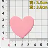 Accesorios DIY Corazón de Amor Billetera para Monedas de Coche Cubierta para Licencia de Conducir Accesorios Decorativos Funda para Teléfono de PVC Adorno Decorativo con Forma de Corazón 3D