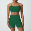 Traje de Fitness para Yoga con Hilo Traje Ropa Deportiva para Correr Traje de Yoga para Montar Traje Deportivo de Dos Piezas Traje de Ropa Interior