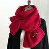 Bufanda para Mujer en Invierno, Versátil y Cálida, Protector de Cuello para Pareja Estudiante, Lana Tejida Imitación Cachemir, Bufanda para Niñas, Gama Alta para Hombres