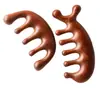 Pente de Massagem Sândalo Meridian Anti-Acuponto Massagem na Cabeça Perda de Cabelo Universal Pente de Massagem de Cinco Dedos Cabeça e Pescoço Raspagem