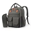 Bolsa de Maternidad Caliente Transfronteriza Mochila de Gran Capacidad Separación Seca y Húmeda Multicapa Multifuncional Bolsa para Pañales Bolsa para Mamá y Bebé