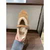 Sapatos de pelúcia da moda estilo coreano estilo fada para mulheres, novos sapatos Mary Jane outono e inverno 2026, sapatos de algodão Birkenstock