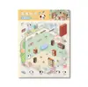 Adesivos de Cena Estéreo 3D de Desenho Animado Coreano Tamanho Grande DIY Decoração Artesanal para Crianças Caderno Criativo Adesivos de Paisagismo