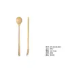 Yfjy Yafu Juego de Cuchara de Madera, Tenedor de Postre y Cuchara para el Hogar, Estudiante, Cuchara Japonesa, de Uso Doméstico, de Alto Valor, con Mango Largo