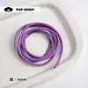 Cuerda de Cuero de Colores Accesorios de Cuerda Trenzada con Lazo Accesorios para Joyería Hecha a Mano DIY Material para Pulsera Collar Accesorios de Colgante