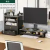 Soporte Elevado para Monitor de Computadora Almohadilla Base Soporte de Escritorio Estante de Almacenamiento de Escritorio Estante de Almacenamiento de Escritorio