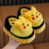 Chinelos de Algodão Infantis de Inverno Meninas Casa Desenho Animado Fofo Quente Antiderrapante Interno e Externo Sapatos de Algodão para Bebê Sapatos de Família Inverno