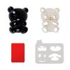 Molde para Bolas de Arroz Panda Transfronterizo Herramienta de Alimentación para Bebés Niños Grado Alimenticio Molde Lindo con Forma de Panda