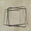 Marco Rectangular de Acero Inoxidable 304, Anillo Rectangular, Marco de Hueso, Hierro Metálico, Cortado y Formado en una Sola Pieza