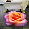 Visión Estéreo Transfronteriza Baño Fácil de Limpiar Barro Diatomeas Alfombrilla de Piso Flor Hogar Puerta de Baño Antideslizante Alfombrilla Venta al por Mayor