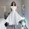 Moda Feminina Transfronteiriça Europeia e Americana Verão 2026 Novo Estilo Elegante de Estilo Francês Vestido de Corte A Justo nas Costas Sem Costas