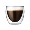 Taza de Té de Vidrio Simple de Doble Capa con Forma de Huevo de Alto Borosilicato Transparente para Bebidas de Leche Resistente al Calor Taza de Café Venta al por Mayor