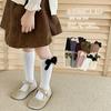 Estilo K de Lolita Rayas Verticales para Niñas Calcetas Lolita Infantiles Temporada Primavera y Otoño Calcetas Altas para Niñas Clase a Calcetines Rectos
