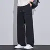 Pantalones Casuales de Seda Helada para Trabajar en Verano para Hombre, Delgados, Transpirables, Holgados, de Pierna Recta, Nuevo Modelo 2026, Pantalones Deportivos para Senderismo al Aire Libre