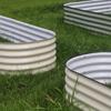 Caja de Plantación Metálica para Jardín, Caja de Plantación Metálica Móvil para Verduras en Patio, Cama de Plantación, Maceta Metálica para Flores en Azotea, Maceta para Flores, Maceta para Flores de Exterior