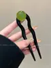 Cuentas Congeladas de Coco ~ Pasador de Pelo en Forma de U de Cuentas Simples Retro Accesorios para el Cabello de Bolas de Alta Gama para Mujer 2025 Nuevo
