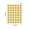 Etiquetas de Puntos, Pegatinas Autoadhesivas, Etiquetas Redondas Selladoras de Color Brillante, Clasificación Transfronteriza, Etiquetas en Blanco para Amazon