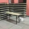 Combinação de Mesa de Conferência Móvel, Mesa Dupla Multifuncional para Escritório, Treinamento e Sala de Aula, Mesa de Treinamento Dobrável, Mesa para Computador