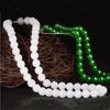 Colar de jade dourado de Xinjiang jade branco jade verde espinafre colar de contas redondas de jade transmissão ao vivo fábrica atacado de jade
