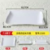 Platos Rectangulares de Melamina de Colores Imitación Porcelana para Restaurantes de Desayuno, Hot Pot, Barbacoa, Platos Fríos y Bocadillos, Platos de Uso Comercial