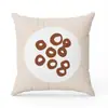 Funda de almohada estilo Morandi, funda de cojín cuadrada para dormitorio o sofá de sala de estar, impresión a una cara, relleno de almohada no incluido