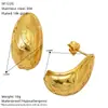 Pendientes de Acero de Titanio con Forma de Gota de Personalidad de Alto Sentido Transfronterizos Europeos y Americanos Pendientes de Acero Inoxidable de Lujo Ligero Estilo Frío Nicho Moda Femenina