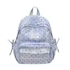 Mochila de encaje, mochila escolar, estilo ins moderno, para niñas, casual, alto valor estético, versátil, estilo coreano, mochila simple