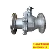 Aço Inoxidável 304 Flange de Válvula Válvula de Esfera Pneumática a Gás Q41F-16P Válvula de Esfera com Flange Manual Válvula de Flange