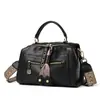 Bolsa Boston personalizada estilo retrô europeu e americano, nova bolsa de ombro transversal, moderna e versátil, bolsa de mão de grande capacidade, personalizável