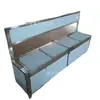Cámara de Escape de Mina de Carbón para 2-5 Personas, Asiento de Acero Inoxidable con Respaldo Desmontable y Caja de Almacenamiento, Tamaño Personalizable