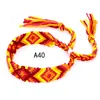 Popular en Europa y América: Pulseras Tejidas Arcoíris Hechas a Mano en Estilo Étnico Nepalí, Venta al por Mayor de Joyería