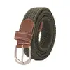 Cinturón Versátil Invisible Perforado para Hombres y Mujeres Cinturón de Lona para Jeans Elástico Sin Agujeros Tejido Sin Costuras Elástico Gratis
