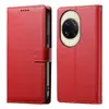 Adequado para Huawei PURA80, capa de celular flip com padrão de lichia, suporte com fecho magnético Honor 400, capa de celular anti-queda