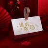 Em estoque atacado nova caixa de doces suprimentos de casamento bronzing chinês vermelho vinho espessada casamento portátil presente caixa de doces