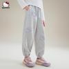 Pantalones Deportivos de Algodón para Niñas con Estampado de Dibujos Animados Hello Kitty, Diseño de Primavera y Otoño, Modelo 2026, Ropa Deportiva Casual Infantil, Venta al por Mayor