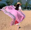 Lago Salado Chaka Noroeste Grande Turismo Estilo Étnico Bufanda Bufanda Nueva de Verano para Mujer Playa Marina Chal Protector Solar Delgado