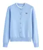 Cárdigan de Punto Rojo de Manga Larga con Cuello Redondo, Falso Dos Piezas, para Mujer, Nuevo Estilo Otoño e Invierno 2026, Top de Lana con Pedrería Pesada