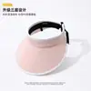 Sombrero de Protección Solar de Seda de Hielo, Sombrero de Sol de Verano, Sombrero Plegable de Parte Superior Abierta, Versátil Sombrero de Verano de Ala Ancha para Mujer para Exteriores, Sombrero de Protección Solar