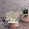 Luz de Noche Creativa 3D Logo Personalizado Regalo para Niños Regalo de Año Nuevo Luz de Noche Luz de Ambiente Luz de Noche Acrílica