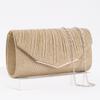 Bolso de mano con cadena decorativa de metal combinable a la moda para mujer, bolso de hombro, bolso de fiesta, bolso de banquete, bolso de noche