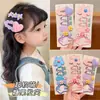 Presilhas de Flor para Cabelo Infantil, Acessórios de Cabelo para Meninas, Presilhas Coloridas Doces, Piranhas de Princesa Fofas, Mini Presilhas para Bebê, Acessórios de Cabelo