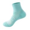 Meias de Badminton Femininas para Todas as Estações Cor Lisa Meias Masculinas de Cano Médio Base de Toalha Absorventes de Choque Antiderrapantes Esportivas Profissionais para Exterior