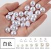 2-16mmAcessórios artesanais DIY arte de unhas pérola meia face pérola ABS fundo plano imitação pérola patch atacado de fábrica