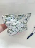 Bolsa de Cosméticos de Lona Jazmín Blanco Monedero Multifuncional Bolsa Portátil para Guardar Cuidado de la Piel para Grupos Pequeños Viajando y Lavando