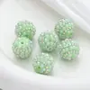 Cadena de Diamantes de Perlas de Colores Nuevos con Strass, Cuentas de Agujero Recto, Cuentas Pesadas para Bricolaje, Accesorios para Joyería al por Mayor