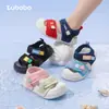 Sandalias Transfronterizas Pig Daddy para Niños y Niñas, Zapatos de Playa para Uso al Aire Libre, Sandalias Cerradas con Velcro para Bebés y Niños Pequeños