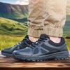 Zapatillas de Entrenamiento para Primavera, Verano y Otoño, Zapatillas de Running para Hombre, Zapatos de Malla y Goma, Lona Negra, Zapatillas de Seguridad Resistentes al Desgaste para Entrenamiento Militar y Uso al Aire Libre, Transpirables